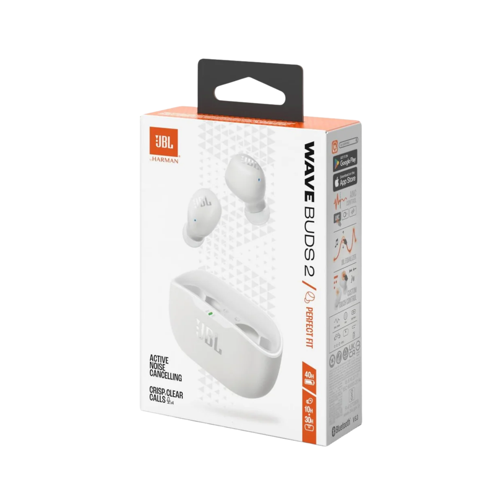 Audífonos Inalámbricos JBL Vibe Buds 2 True Wireless con Cancelación Activa de Ruido Bluetooth 5.3 IP54