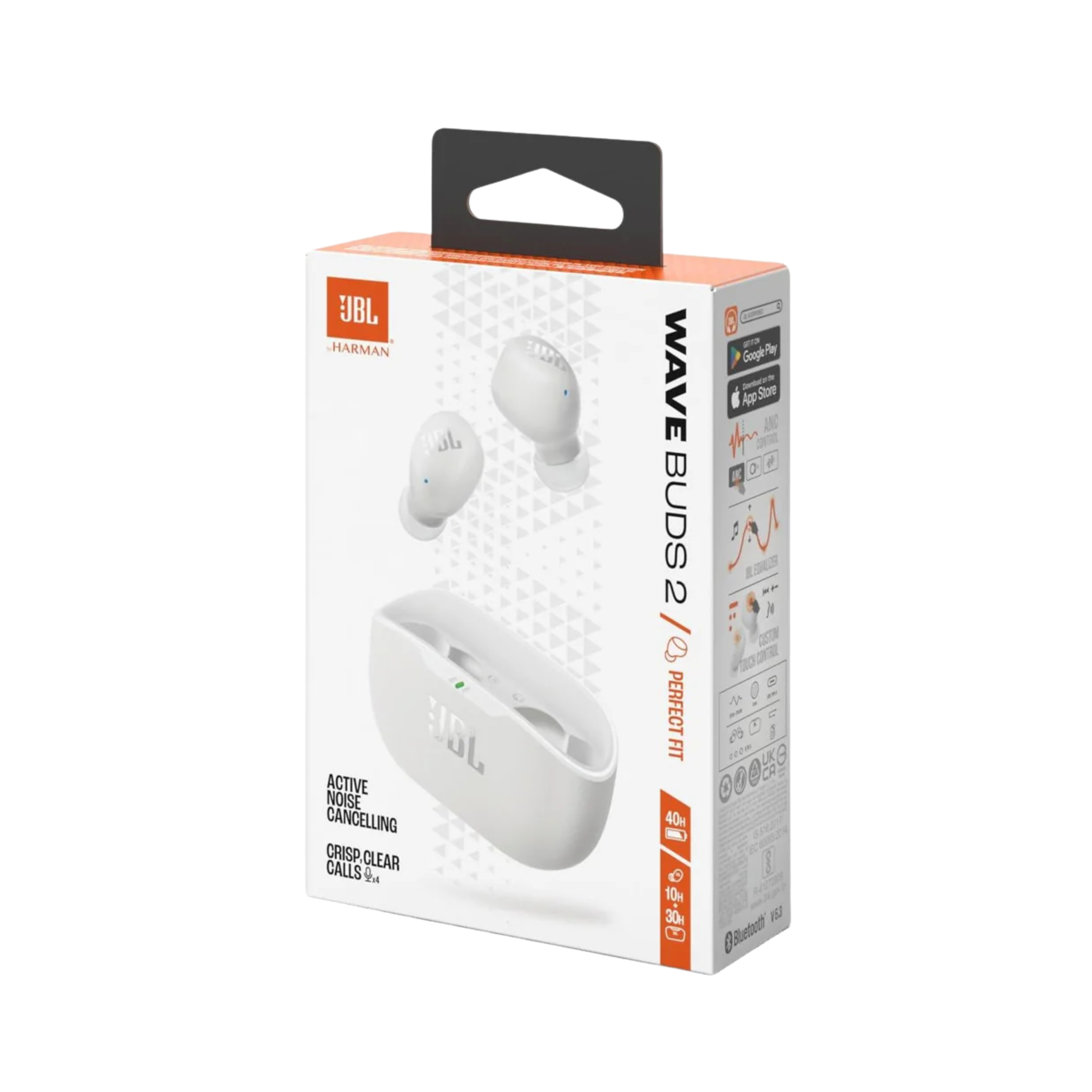 Audífonos Inalámbricos JBL Vibe Buds 2 True Wireless con Cancelación Activa de Ruido Bluetooth 5.3 IP54