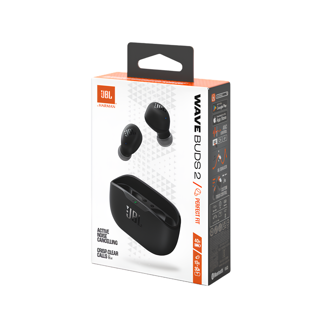Audífonos Inalámbricos JBL Vibe Buds 2 True Wireless con Cancelación Activa de Ruido Bluetooth 5.3 IP54