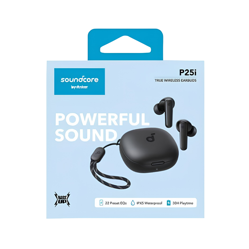 Audífonos Inalámbricos Soundcore P25i Bluetooth 5.3 True Wireless con Hasta 30 Horas de Batería e IPX5