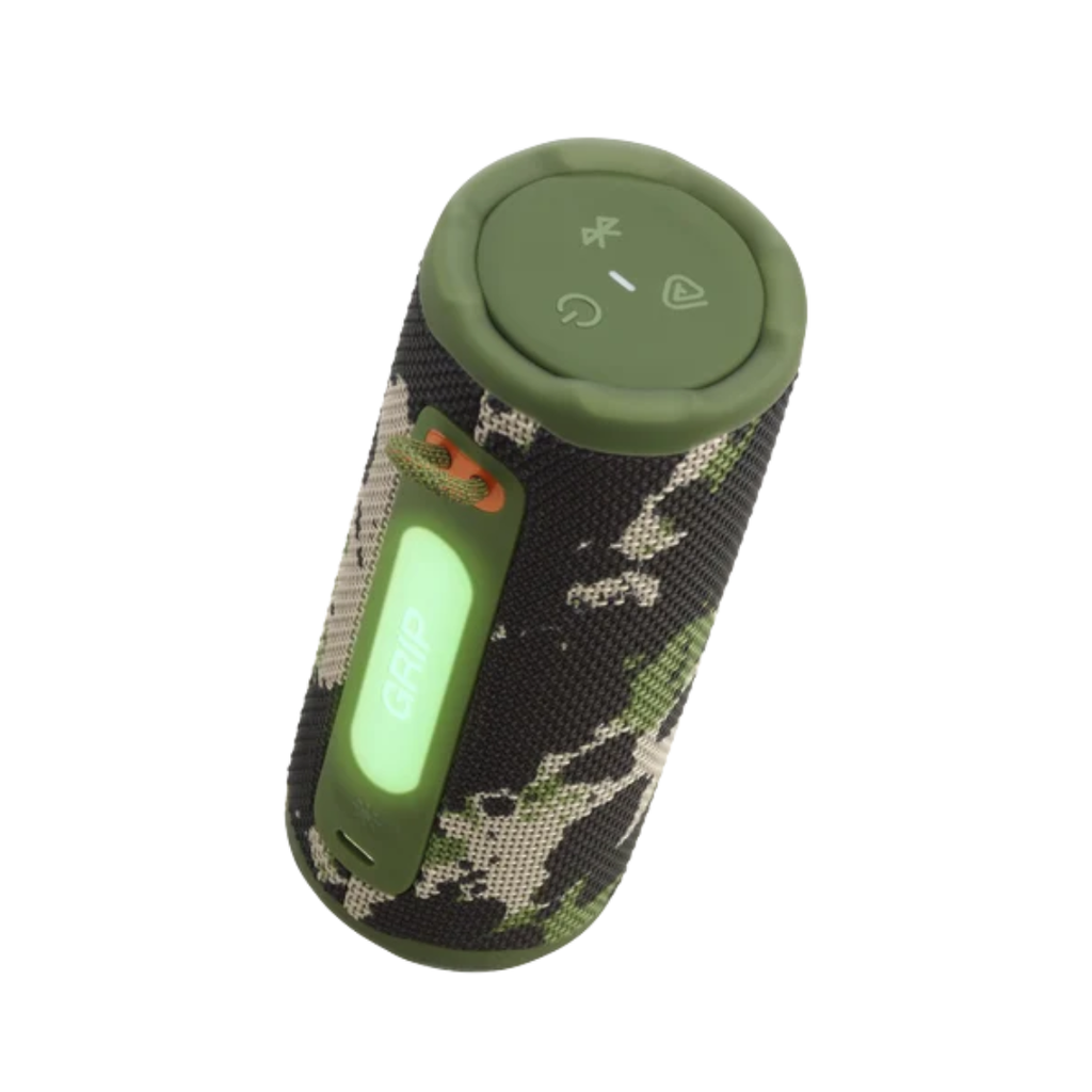 Bocina Bluetooth Portátil JBL Grip con AI Sound Boost, Auracast™, IP68 y Hasta 14 Horas de Batería