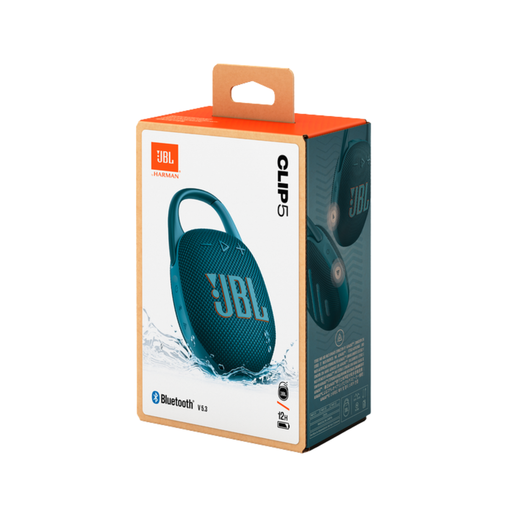 Bocina Portátil Bluetooth JBL Clip 5 Resistente al Agua y Polvo IP67 con Auracast