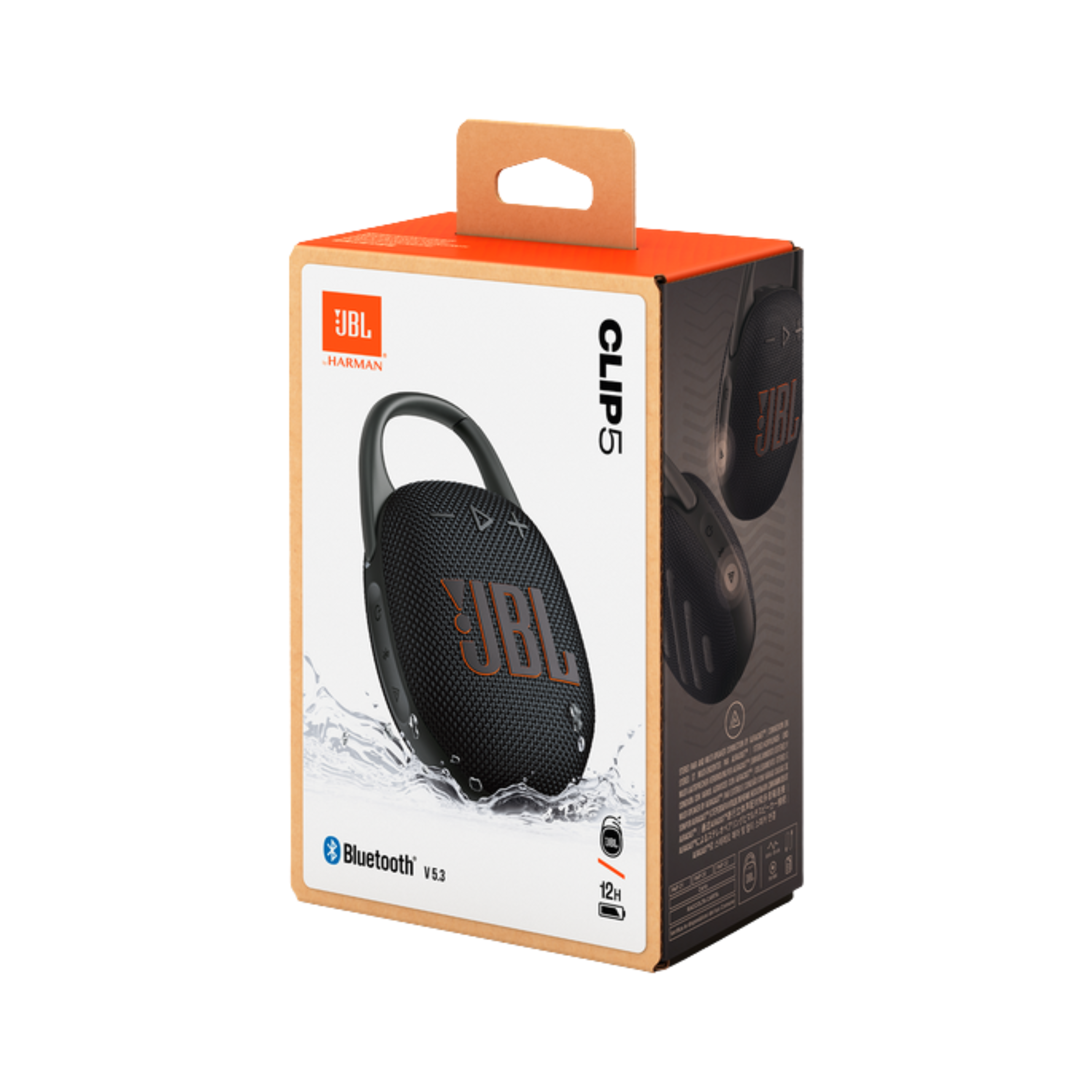 Bocina Portátil Bluetooth JBL Clip 5 Resistente al Agua y Polvo IP67 con Auracast