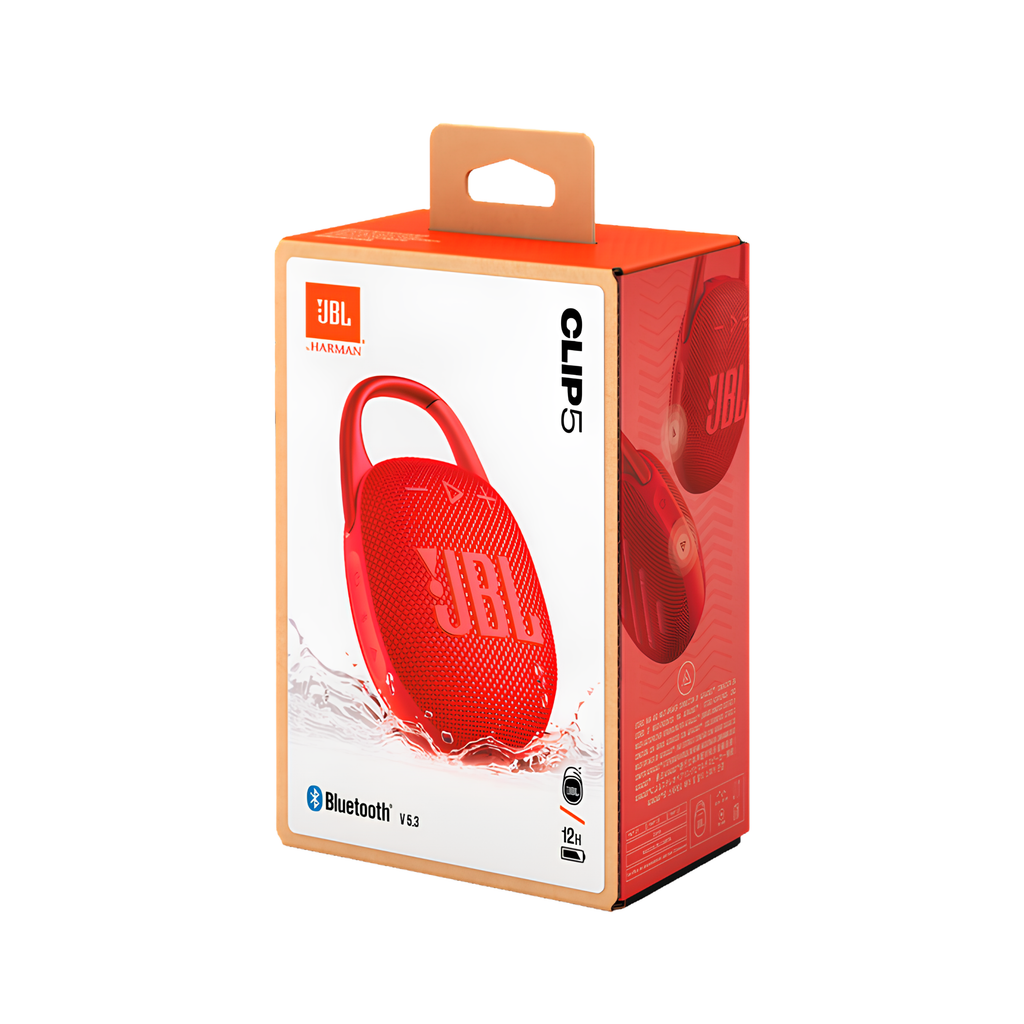 Bocina Portátil Bluetooth JBL Clip 5 Resistente al Agua y Polvo IP67 con Auracast