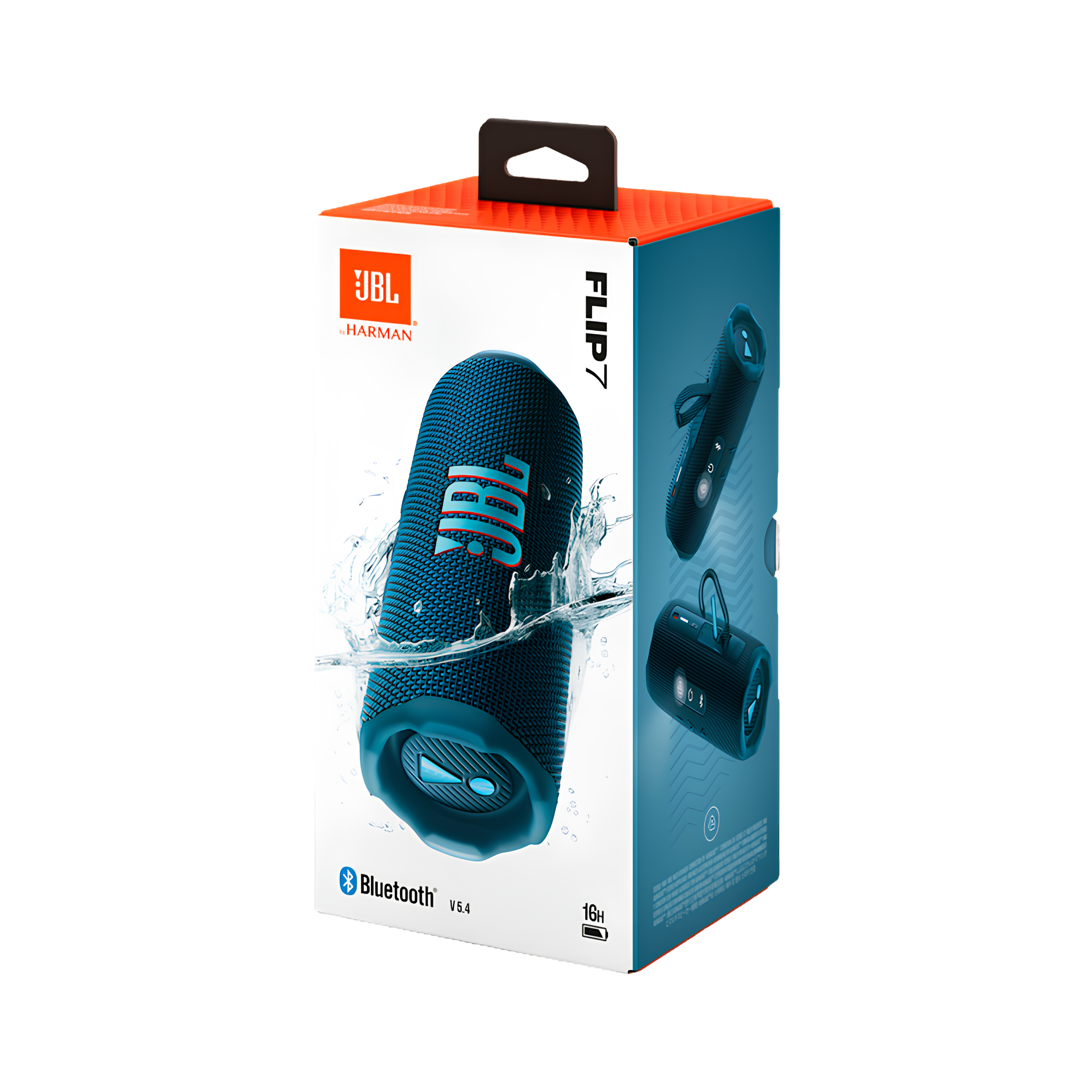 Bocina Portátil Bluetooth JBL Flip 7 Resistente al Agua y Polvo IP68 con Auracast y AI Sound Boost
