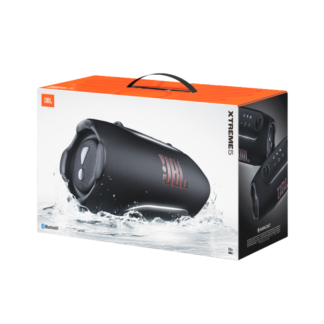 Bocina Portátil Bluetooth JBL Xtreme 5 Resistente al Agua y Polvo IP68 con AI Sound Boost, Auracast y Powerbank Integrada