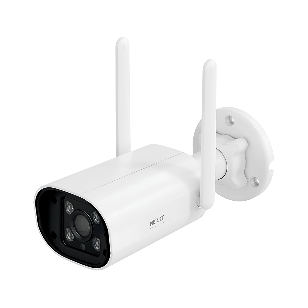 Cámara de Seguridad Nexxt Home NHC-OF10 Wi-Fi 2K+ 5MP para Exterior IP65 con Visión Nocturna
