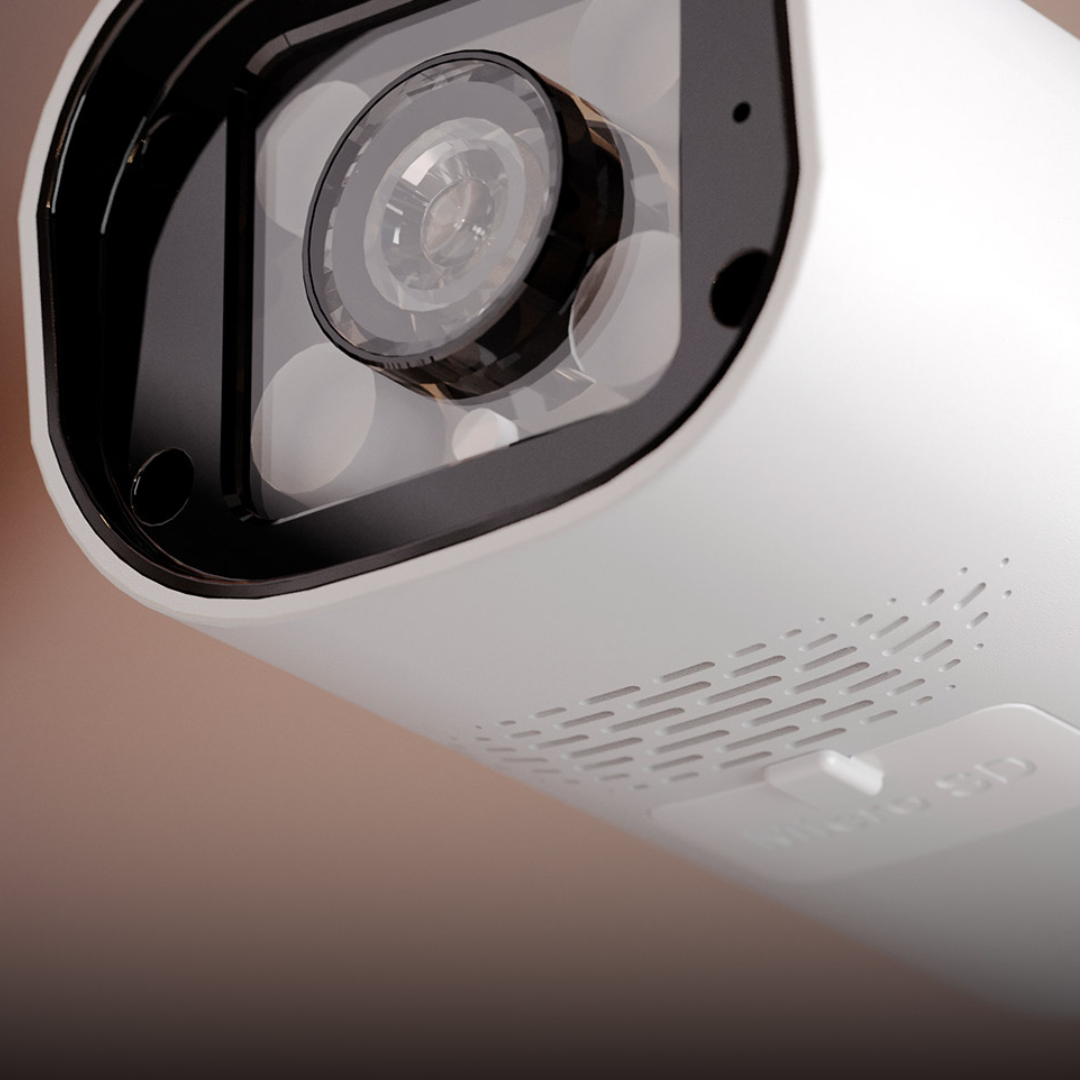 Cámara de Seguridad Nexxt Home NHC-OF10 Wi-Fi 2K+ 5MP para Exterior IP65 con Visión Nocturna