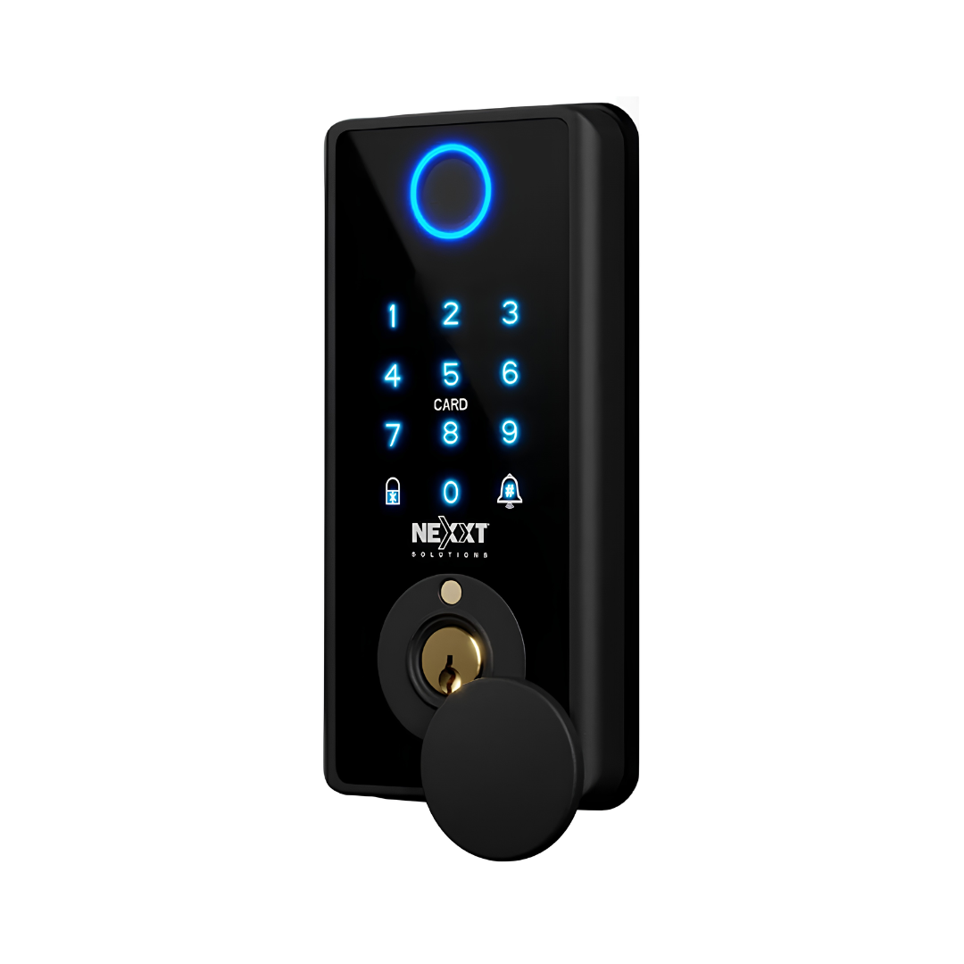 Cerradura Inteligente Nexxt Home NHS-D150 Wi-Fi de Acero Inoxidable con Huella Digital y Teclado