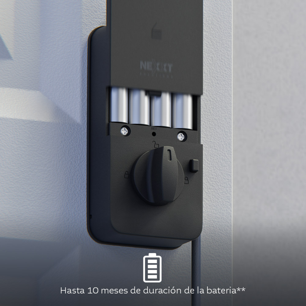 Cerradura Inteligente Nexxt Home NHS-D150 Wi-Fi de Acero Inoxidable con Huella Digital y Teclado