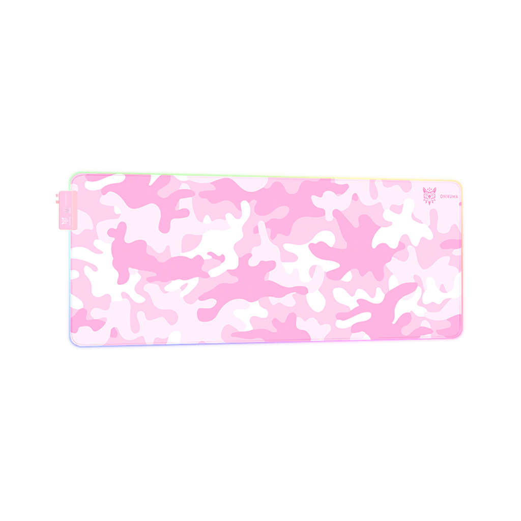 ONIKUMA G5 Mousepad Gaming RGB Rosa 800x300x4mm Antideslizante