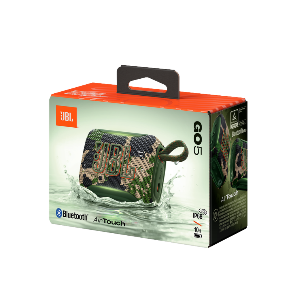 Bocina Portátil Bluetooth JBL Go 5 Resistente al Agua y Polvo IP68 con Auracast y Bluetooth 6.0