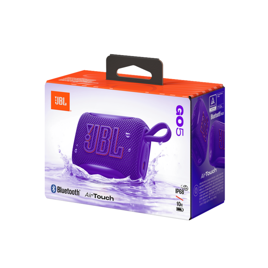 Bocina Portátil Bluetooth JBL Go 5 Resistente al Agua y Polvo IP68 con Auracast y Bluetooth 6.0