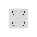 Protector de Sobretensión Inteligente Nexxt Home NHP-T615 Wi-Fi 1875W 900J con 4 Tomacorrientes, USB-A y USB-C